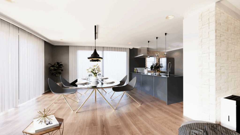 リフォームされたLDK